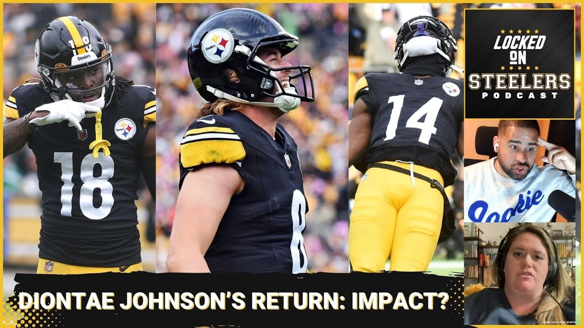 The Pittsburgh Steelers got good news that receiver Diontae Johnson is set to return from injured reserve after the Steelers' bye week against the Los Angeles Rams.