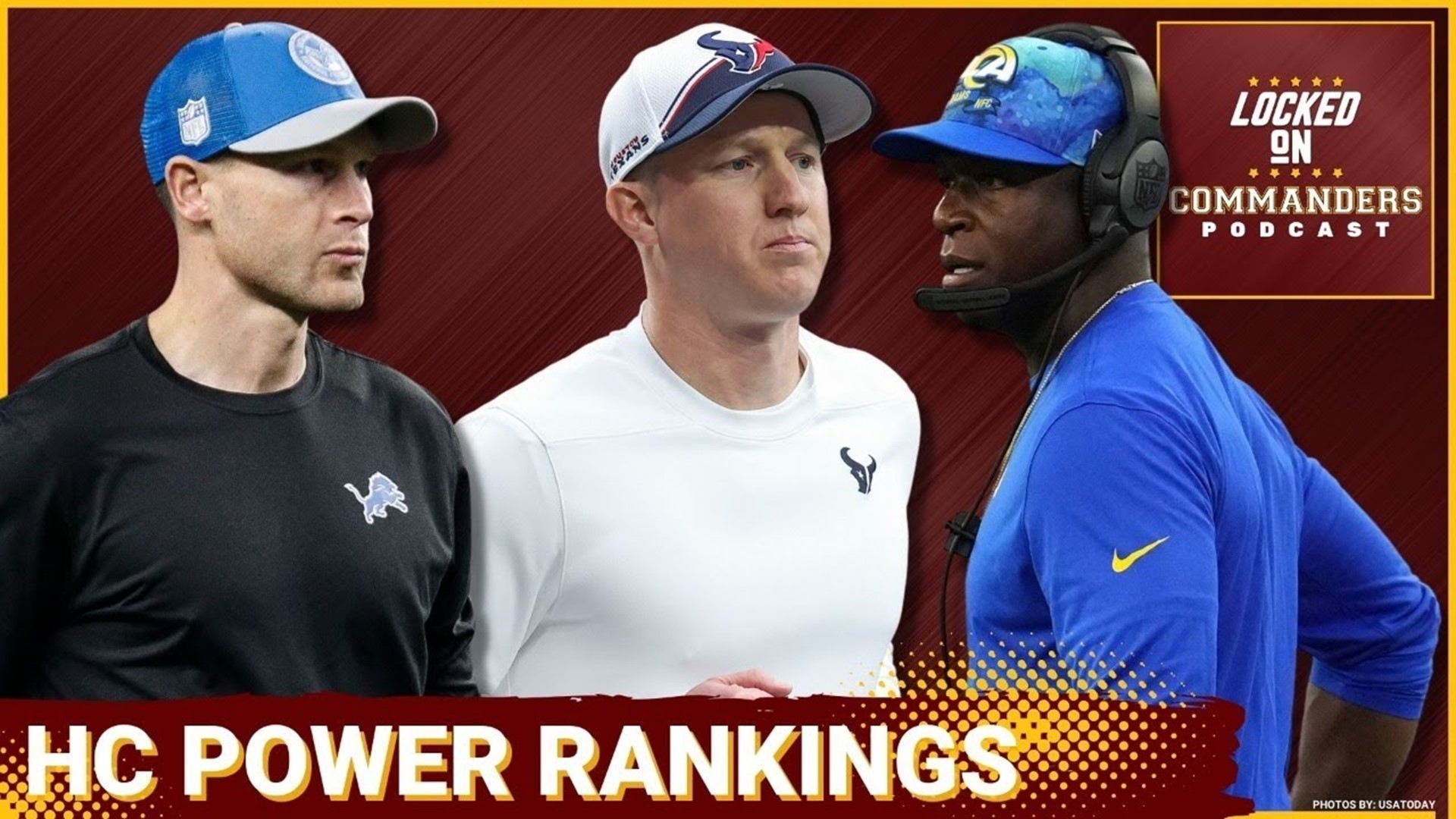 Washington Commanders head coach search updates and power ranking the top three candidates for the job.