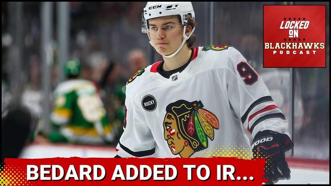 Connor Bedard OUT With Fractured Jaw, + Chicago Blackhawks Midseason ...