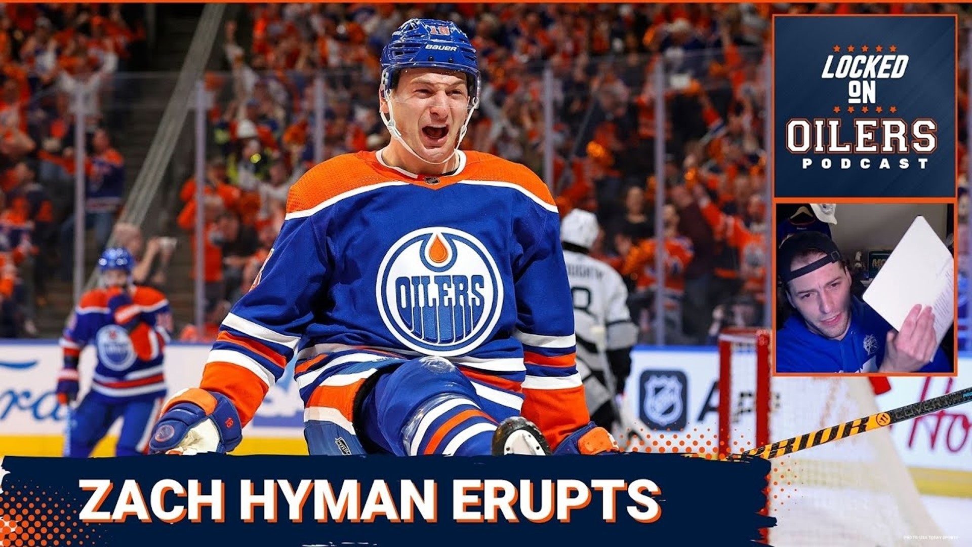 Oilers draw first blood in game one | Hyman Hat Trick, McDavid 5 assists  and Oilers thrive