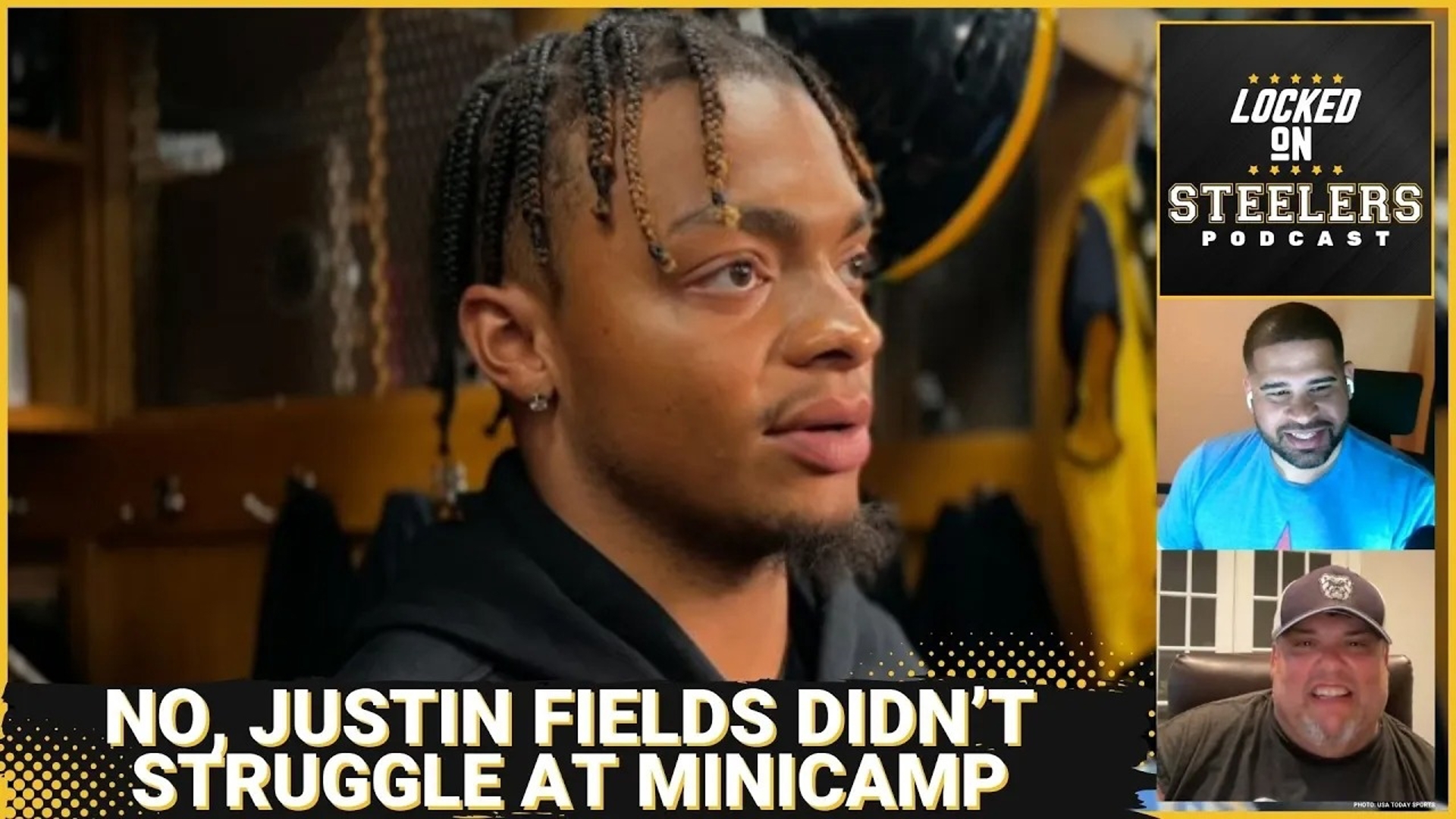 The Pittsburgh Steelers signed Justin Fields for his potential, but did he struggle at minicamp?