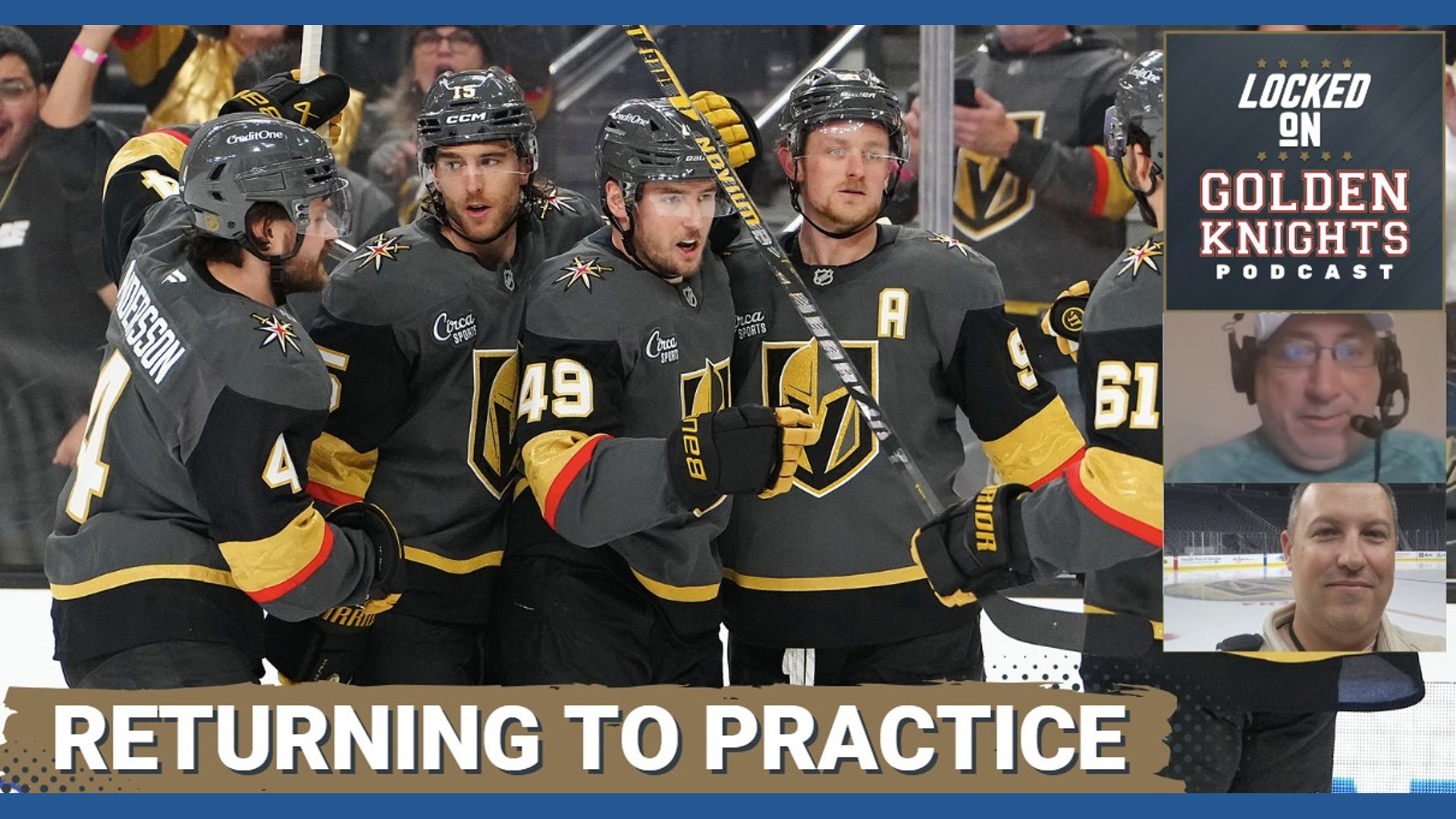 Vegas Golden Knights Return to Practice, Players FIGHT to Stay Ready ...