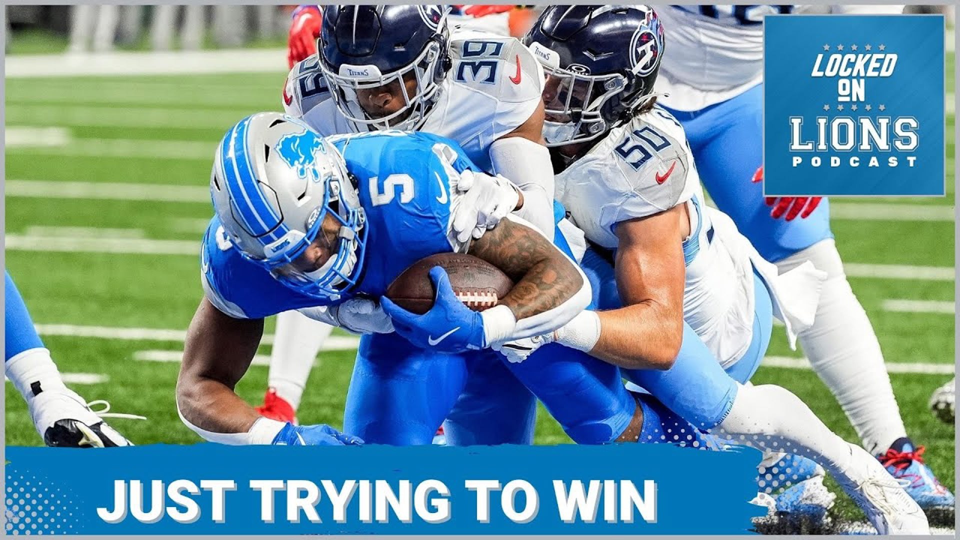 The Detroit Lions reading some Bulletin Board material from Green Bay