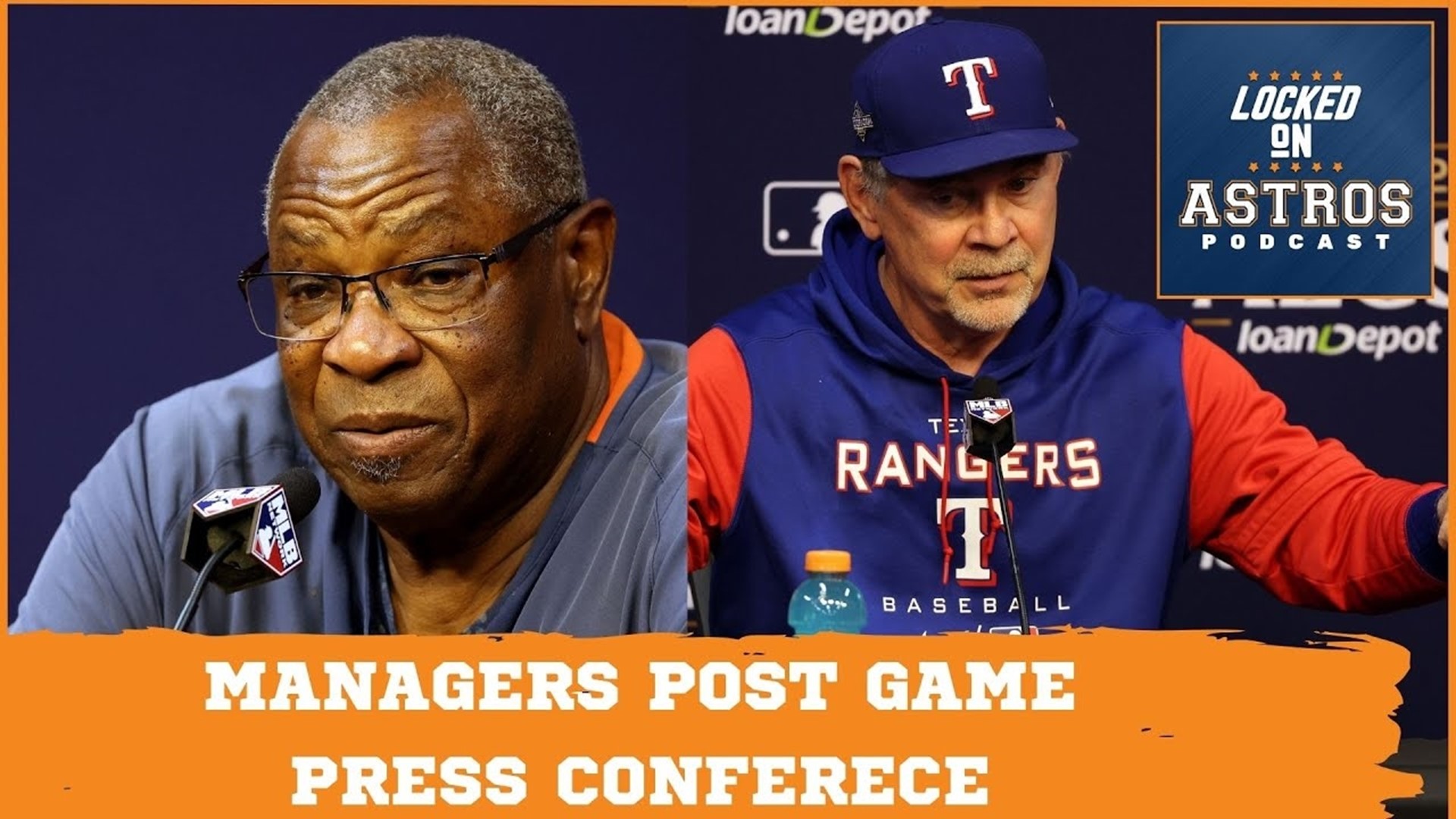 ALCS Game 2 Astros and Rangers Manager Post Game Press Conferences