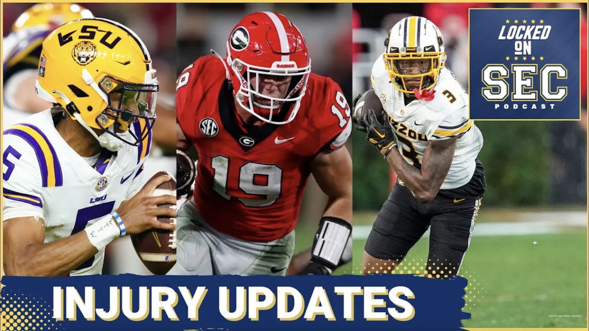 On today's show, we run through the latest on some of the biggest injuries in the SEC - could we be getting close to seeing Brock Bowers return to the field?