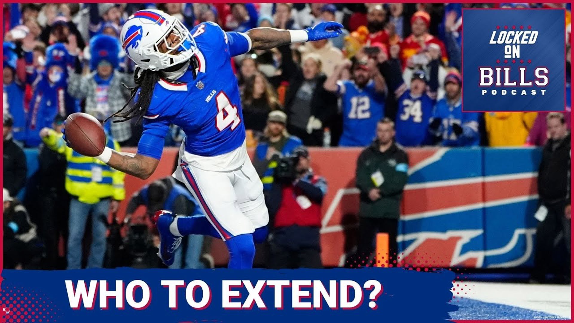 Should the Bills prioritize extending James Cook, Josh Allen’s accuracy, Khalil Shakir’s YAC & more!