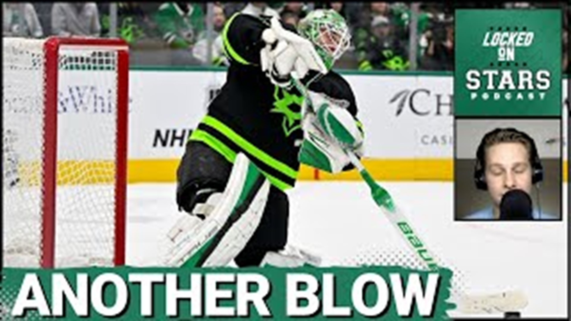 Jake Oettinger returned from injury last Friday for the Dallas Stars and the next night, backup goalie Scott Wedgewood went down with an injury.