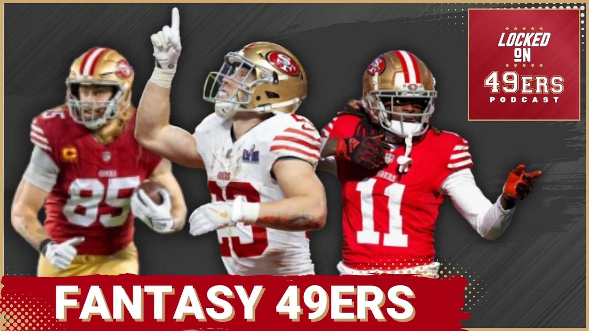 Which San Francisco 49ers to draft and when in your fantasy football leagues for the 2024 season. CMC at 1 overall?