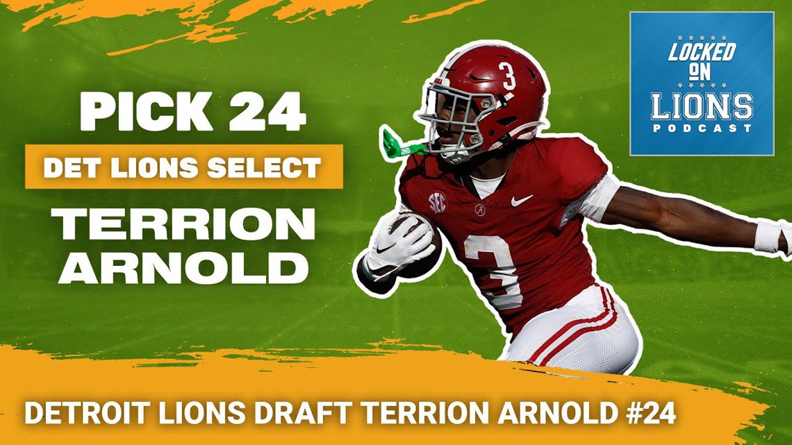 Detroit Lions Pick Terrion Arnold 2025 NFL Draft Coverage