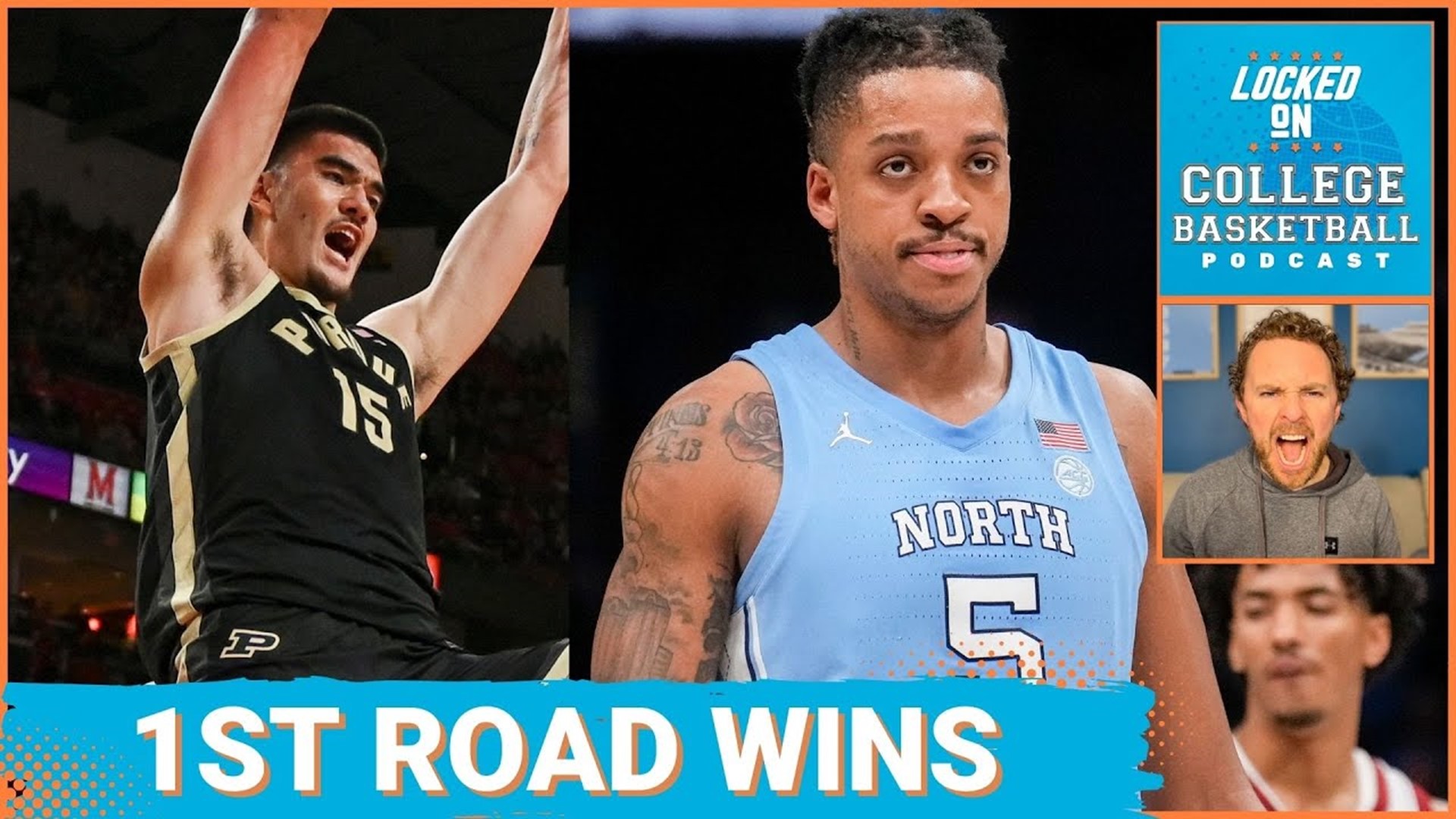 Purdue, UNC pick up 1st road W FAU rebounds Illinois looks fine
