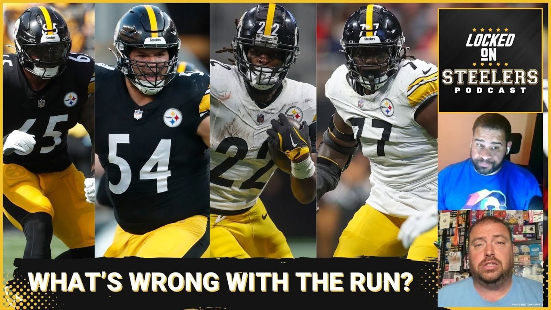 The Pittsburgh Steelers' run game still hasn't taken off after four weeks as the young offensive line faces growing pains.