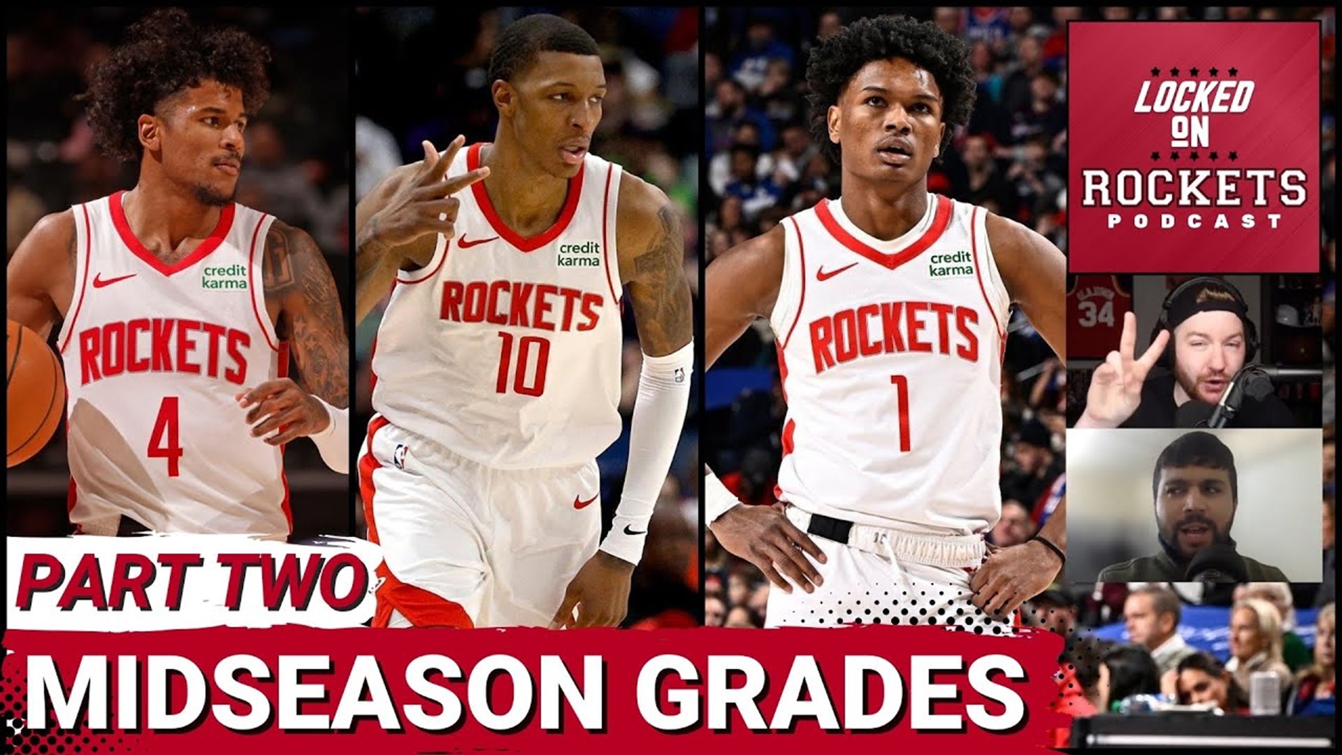 Houston Rockets Midseason Grades. Jalen Green Dilemma, Jabari Smith Jr. Growth, Amen Thompson Shines