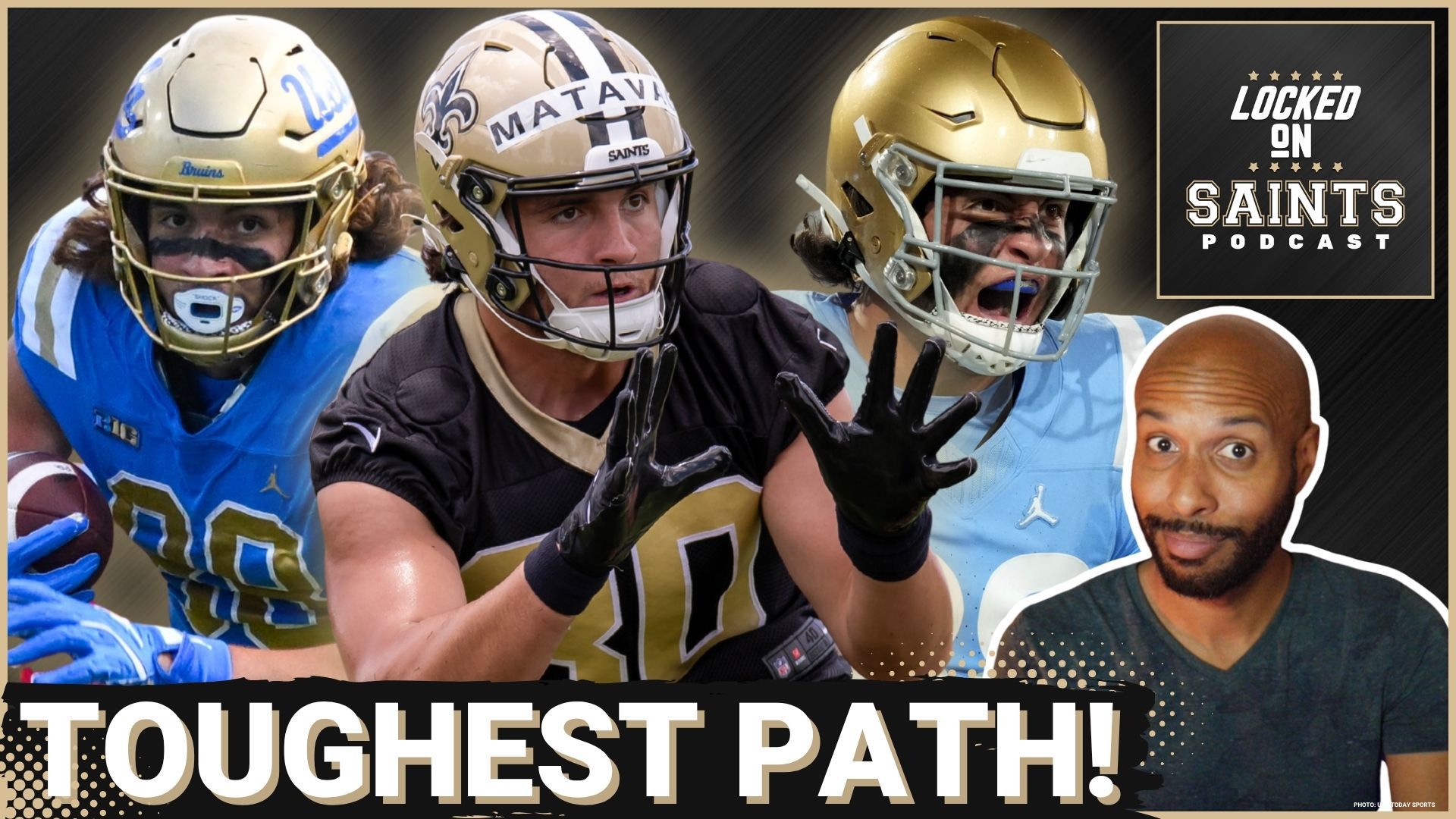 New Orleans Saints rookie tight end Moliki Matavao faces an uphill battle to make the roster.