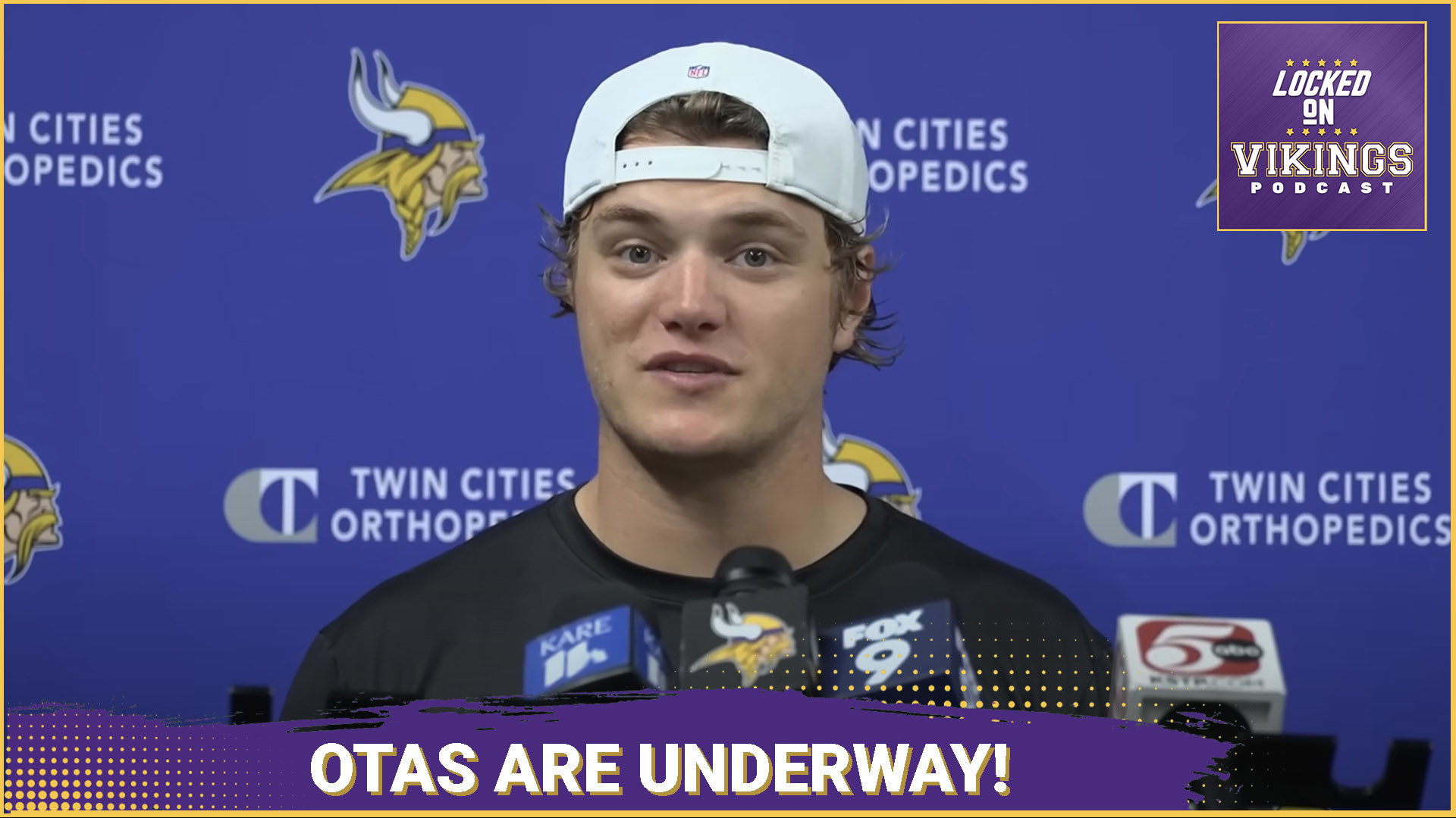 Minnesota Vikings OTAs are underway, and we have a few things we can glean right off the bat. J.J. McCarthy's progress, the O-line depth chart and more!