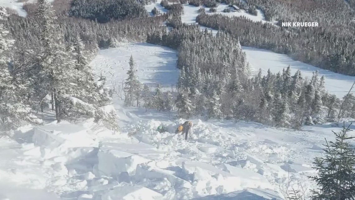 Sugarloaf Mountain avalanche buries skier up to his neck - Vimarsana News