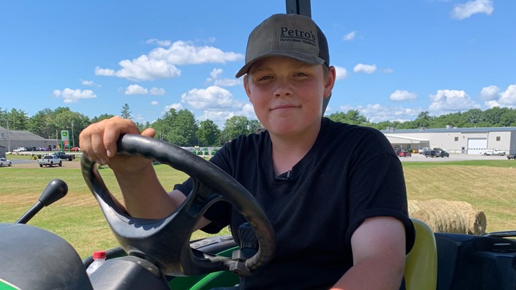 12-year-old opens farm stand with hopes of taking over family farm