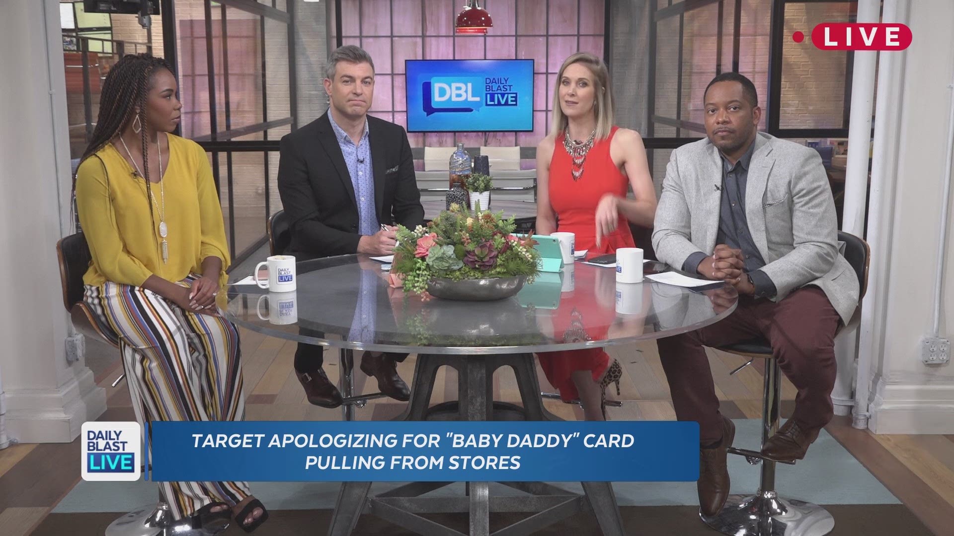 Superstore Target is apologizing after customers complained about an offensive greeting card that was sold in stores ahead of Father's Day. The card simply said 'Baby Daddy' and featured an African-American couple. Daily Blast LIVE co-hosts discuss race i