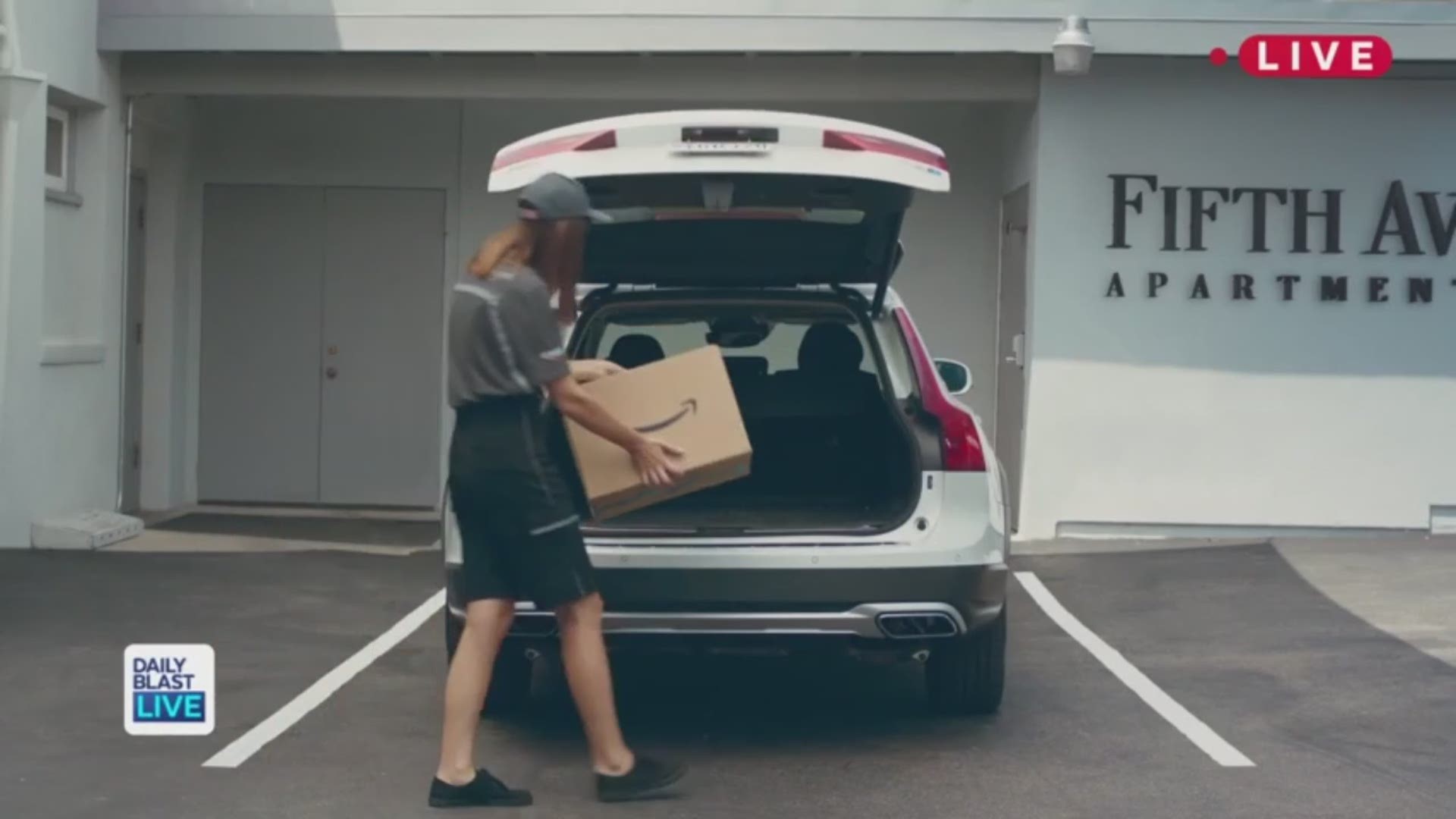 Amazon will now deliver junk to your trunk? The company is launching a new service that gives its couriers access to a person's vehicle for the purpose of leaving package deliveries inside. Daily Blast LIVE panel discusses, is this new feature convenient 