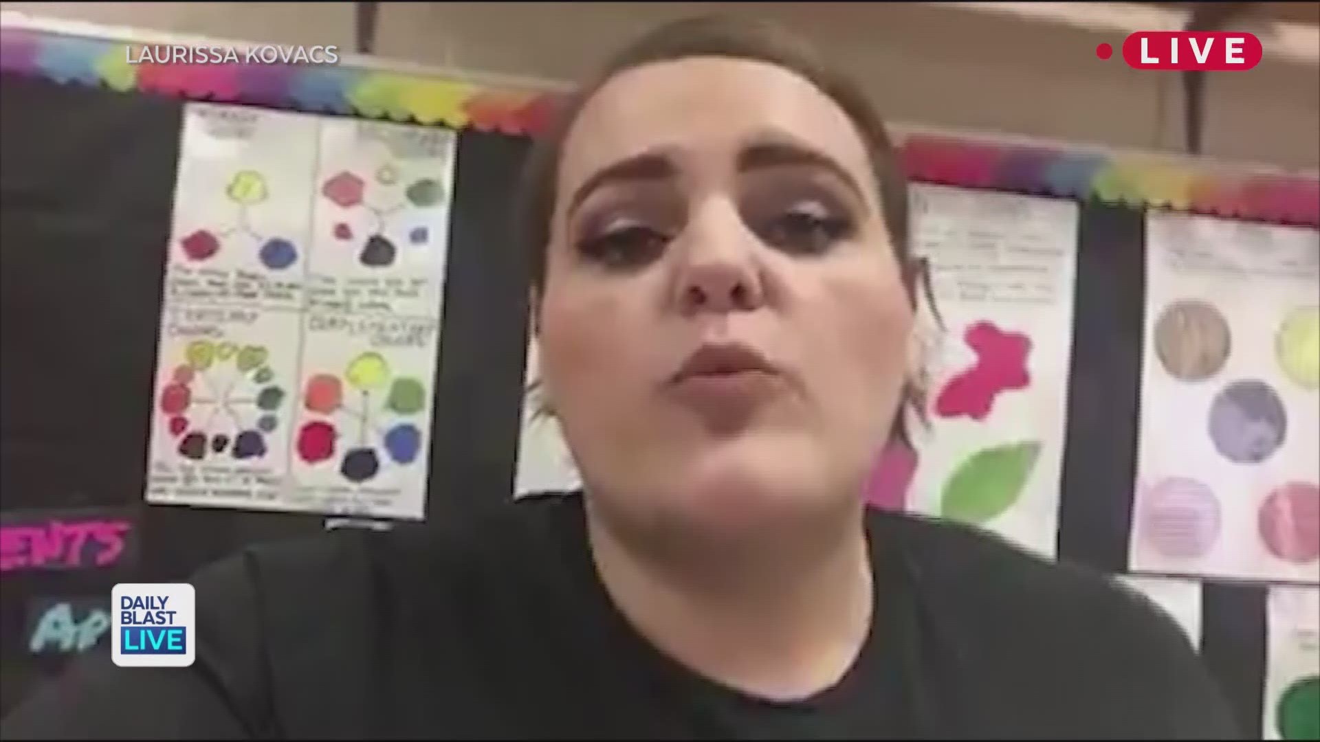 An Oklahoma art teacher's photo showing the bleak conditions of her classroom is going viral. Daily Blast LIVE talked with Laurissa Kovacs about teacher walk-outs, school funding, and the power of social media. This is an extra shot you won't want to miss