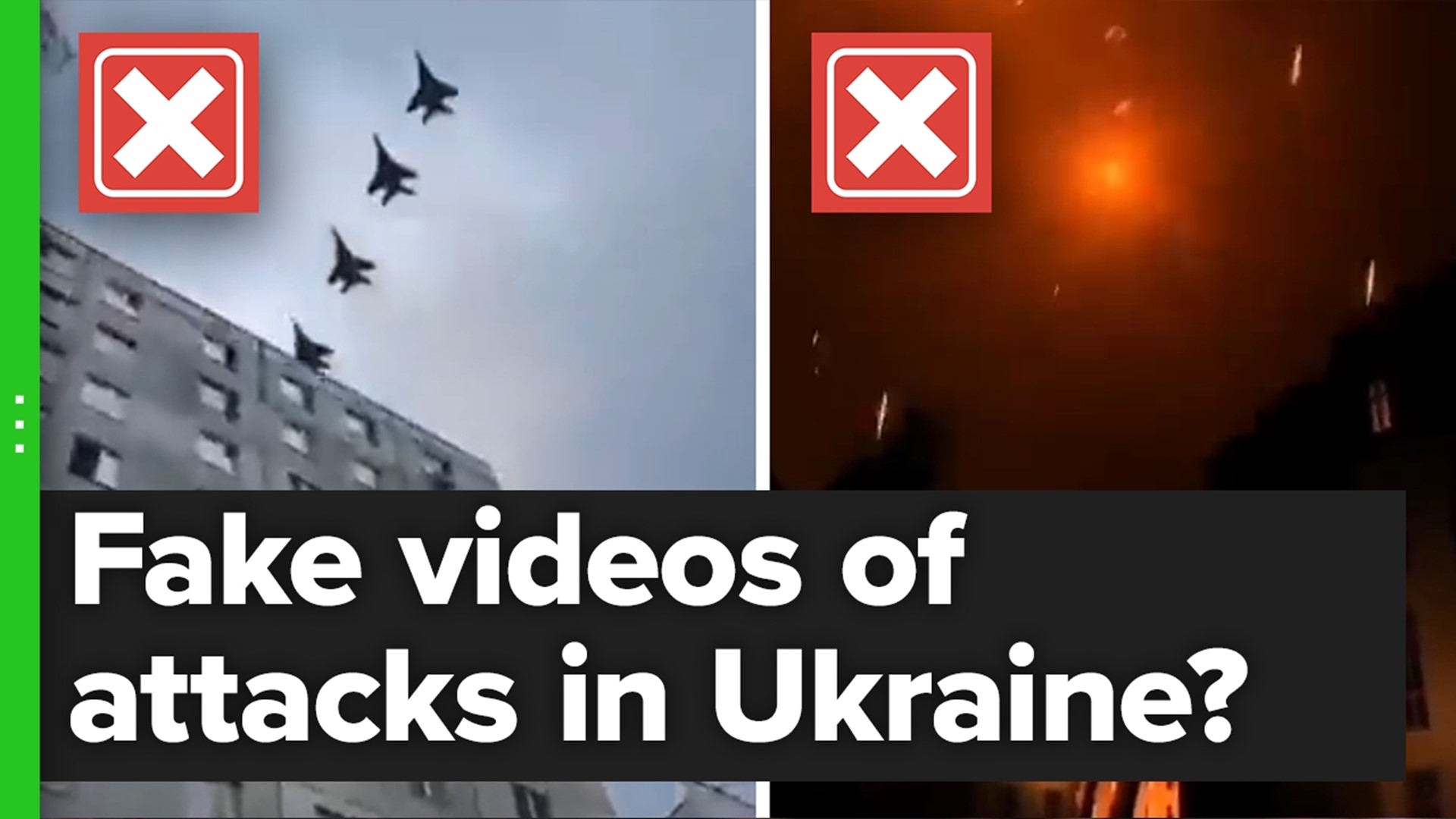 Do these videos show Russia launching attacks in Ukraine? The VERIFY team confirms both are not accurate footage of the attacks.