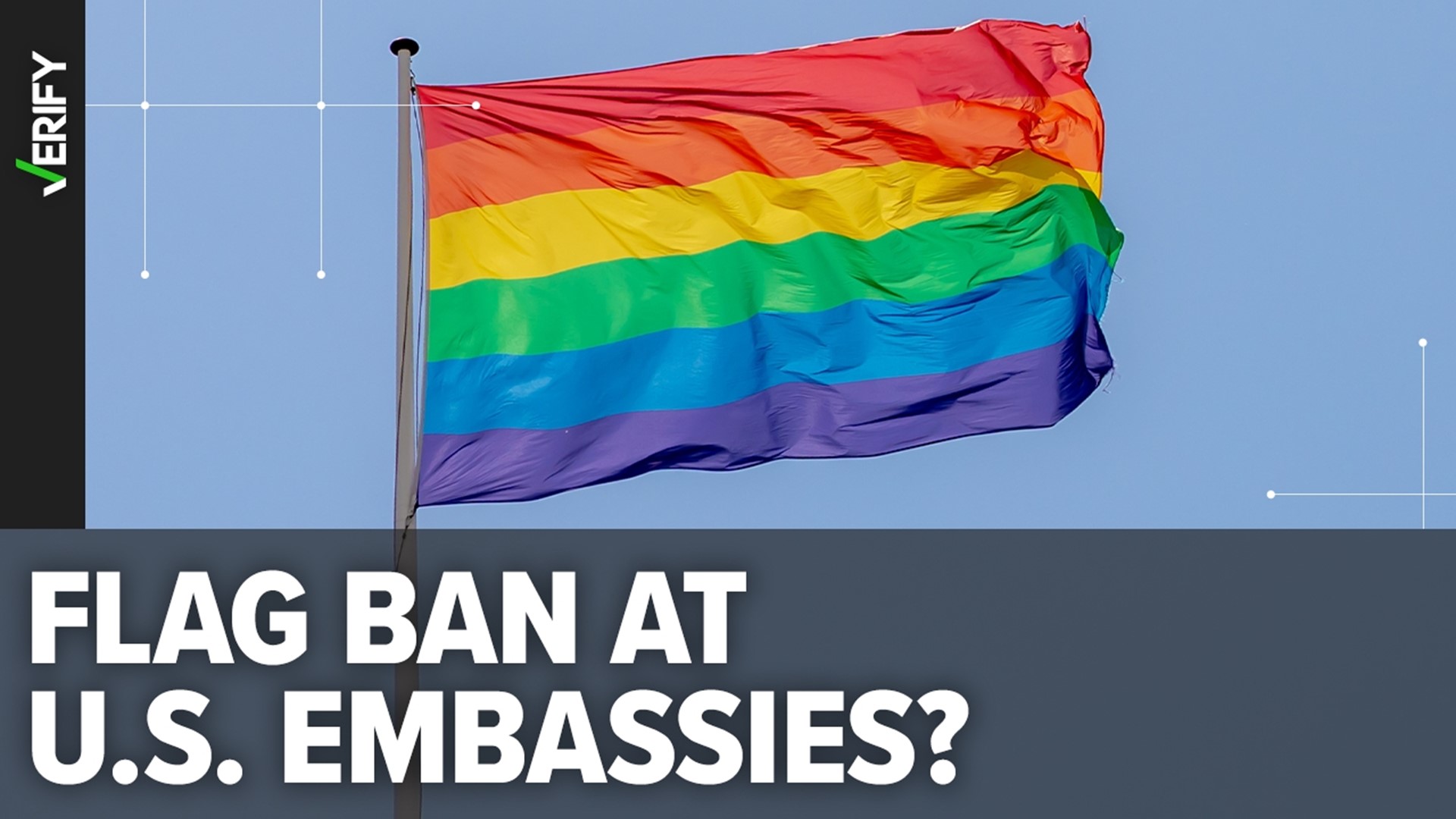 The federal government’s $1.2 trillion spending package bans U.S. embassies from flying pride flags, but it doesn’t limit other pride flag displays.
