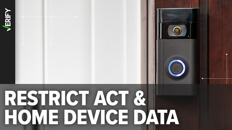 Your data from home devices is not shared with the government under the RESTRICT Act