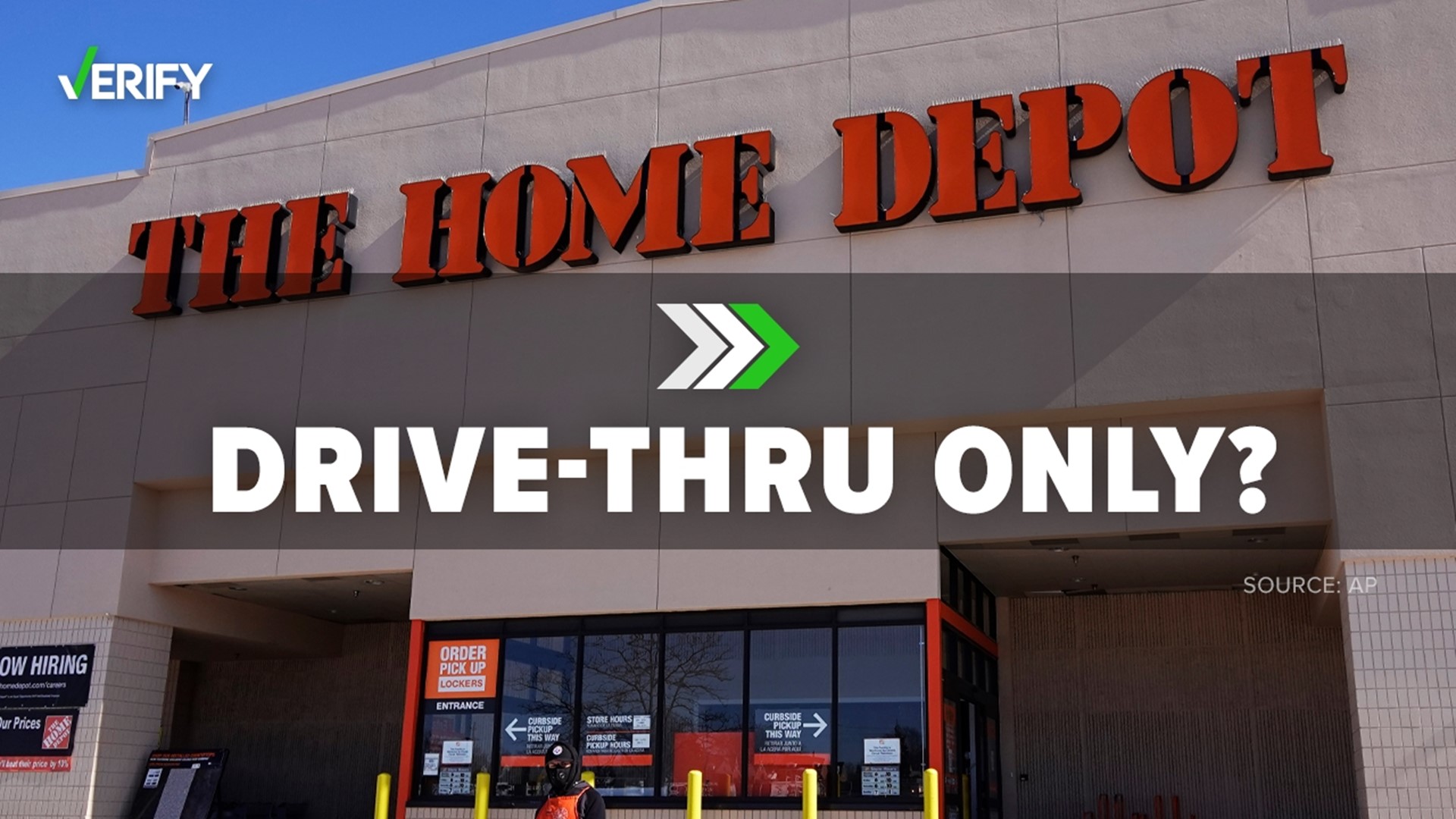 Is Home Depot actually making all of its stores drive-thru only? The VERIFY team confirms that's false.