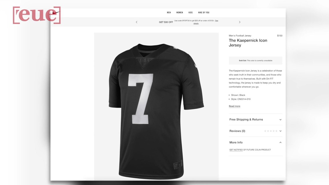 colin kaepernick icon jersey