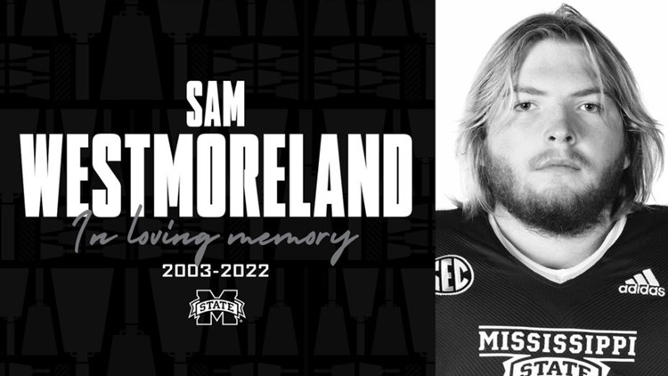 Mississippi State University freshman football player Sam Westmoreland dies