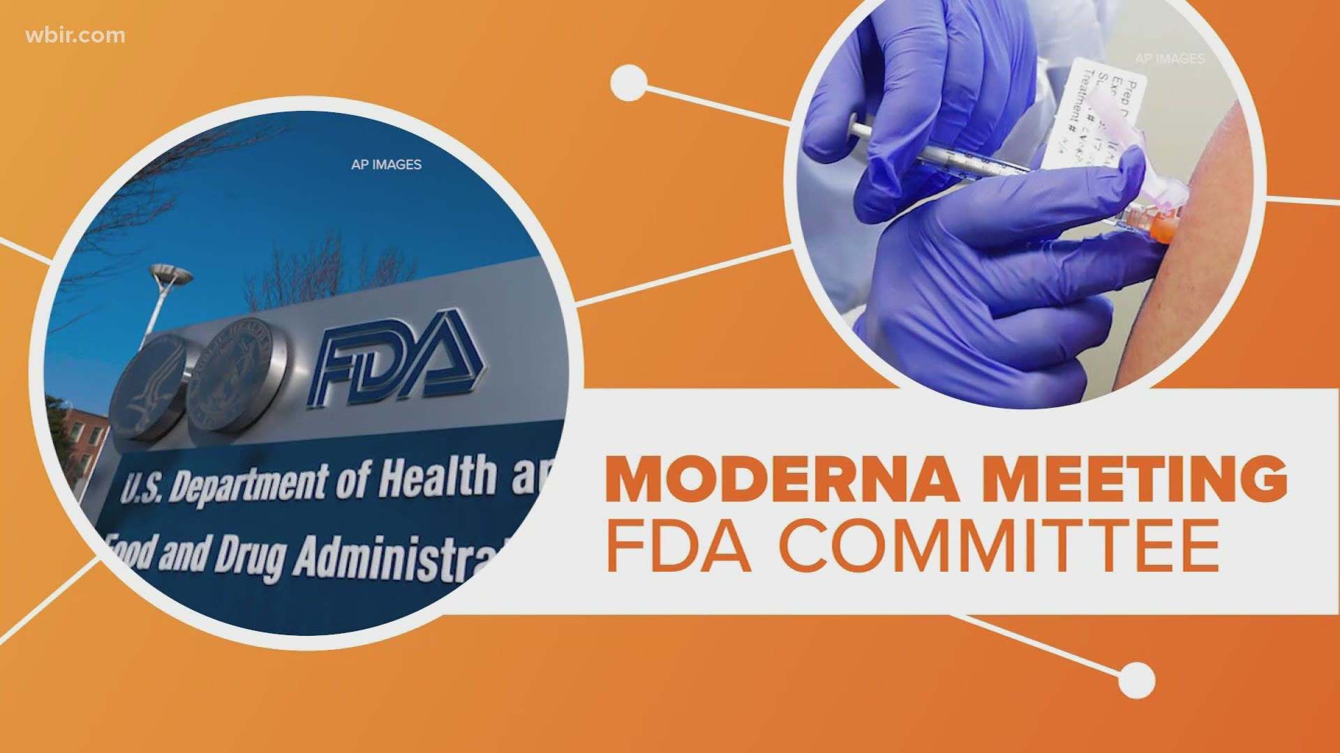 An FDA vaccine advisory committee is meeting today to decide whether to recommend authorizing the Moderna coronavirus vaccine.