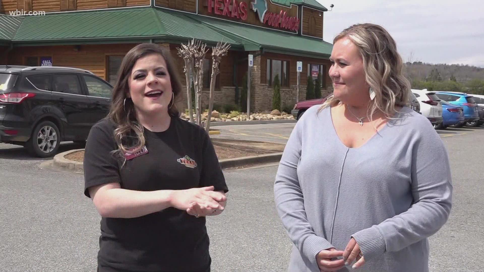 A family eating at Texas Roadhouse in Turkey Creek discovered their server was deaf, but that didn't stop them from enjoying their time.