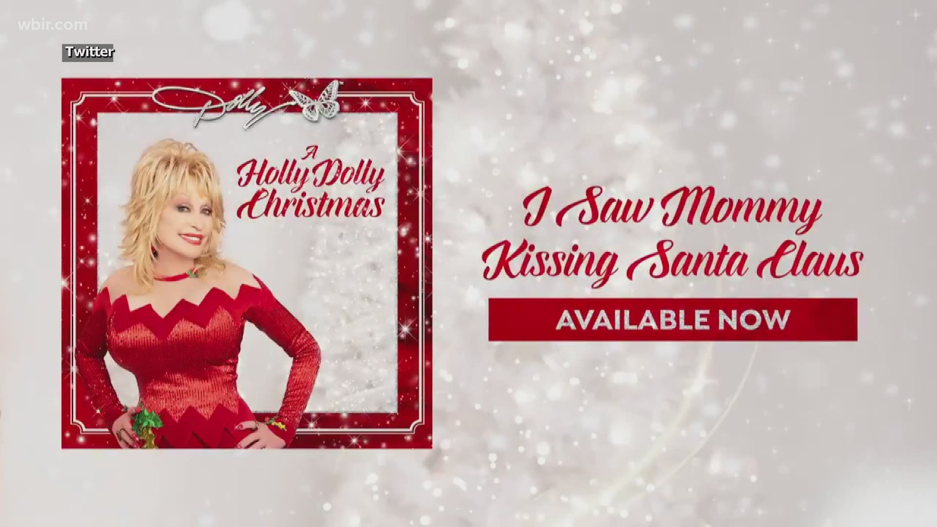 Dolly "Saw Mommy Kissing Santa Claus" as part of her new Holly Dolly Christmas album, available October 2.
