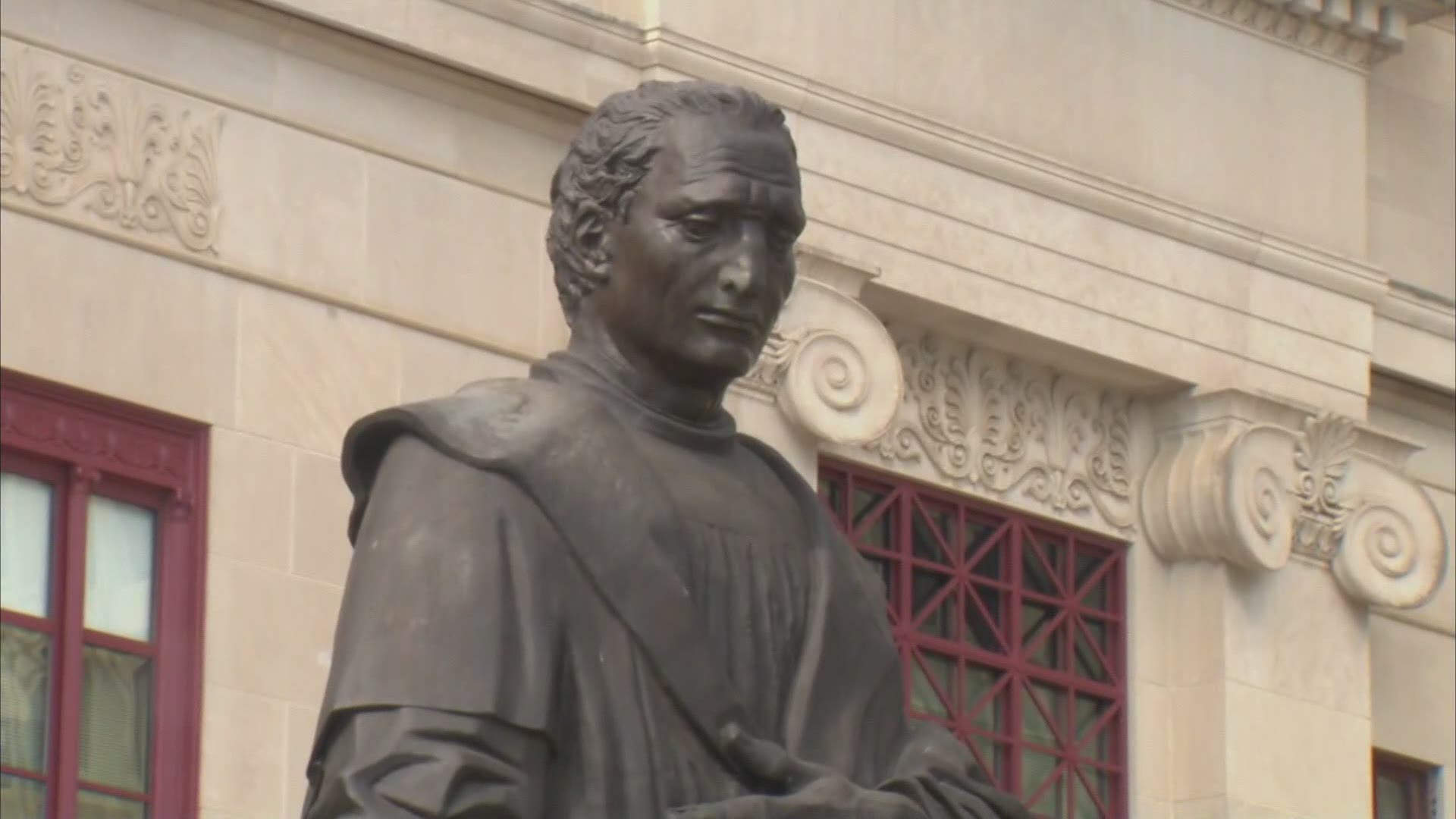Mayor Andrew Ginther is legally allowed to order the removal of the Christopher Columbus statue, per Columbus City Attorney’s Office.