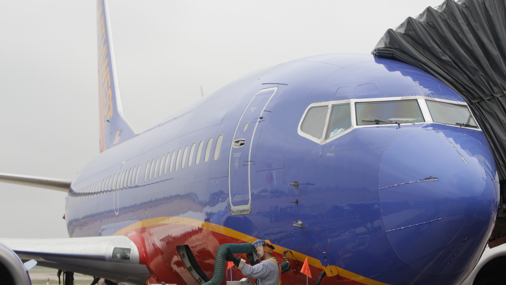 The plane was forced to land at Clinton National Airport in Little Rock, Arkansas, after a passenger was assaulted on the plane.