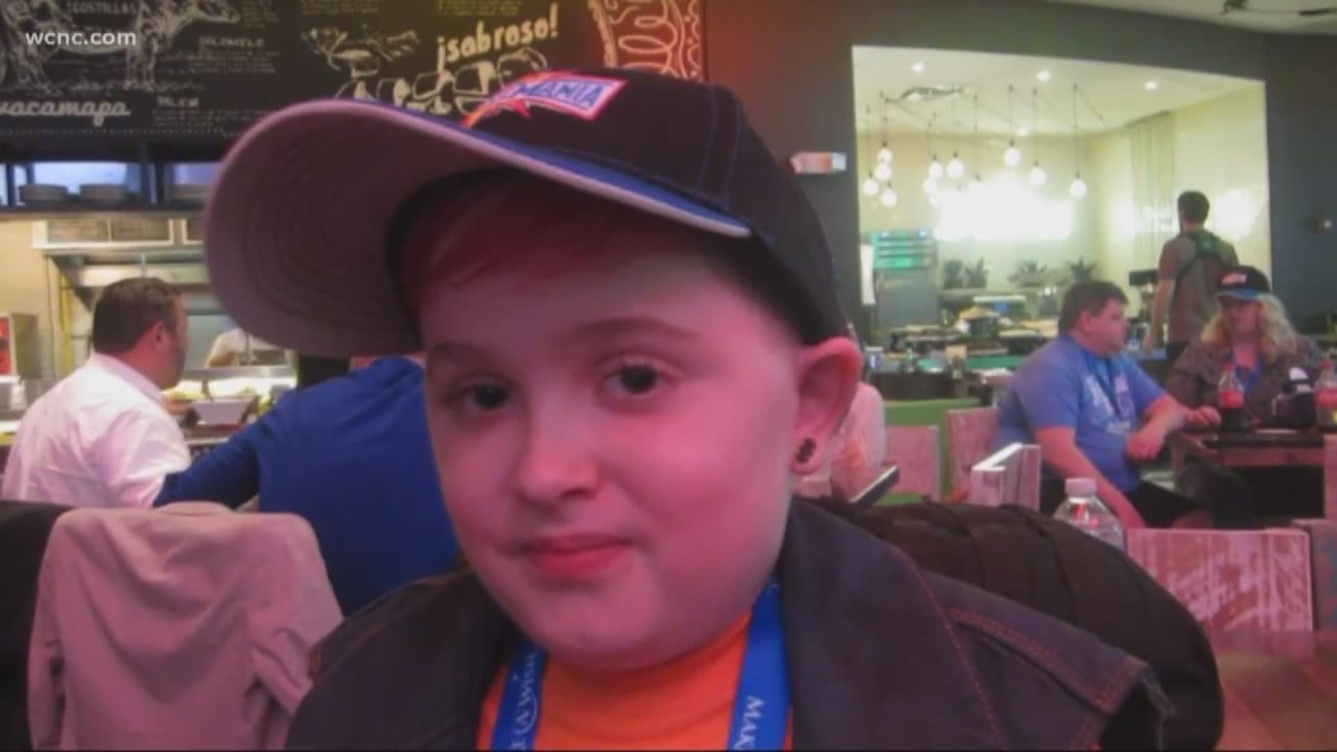 Sunday is World Wish Day. The Make-A-Wish Foundation sent a local boy to meet his hero, wrestling icon John Cena.