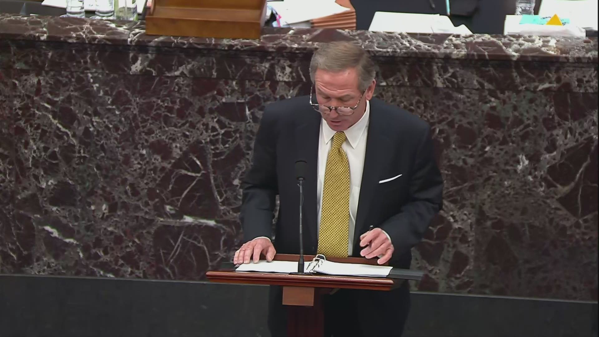 In the Impeachment trial, lawyers for Trump cited a 1962 case, Wood v. Georgia, relating to First Amendment protections surrounding his Jan. 6 speech.