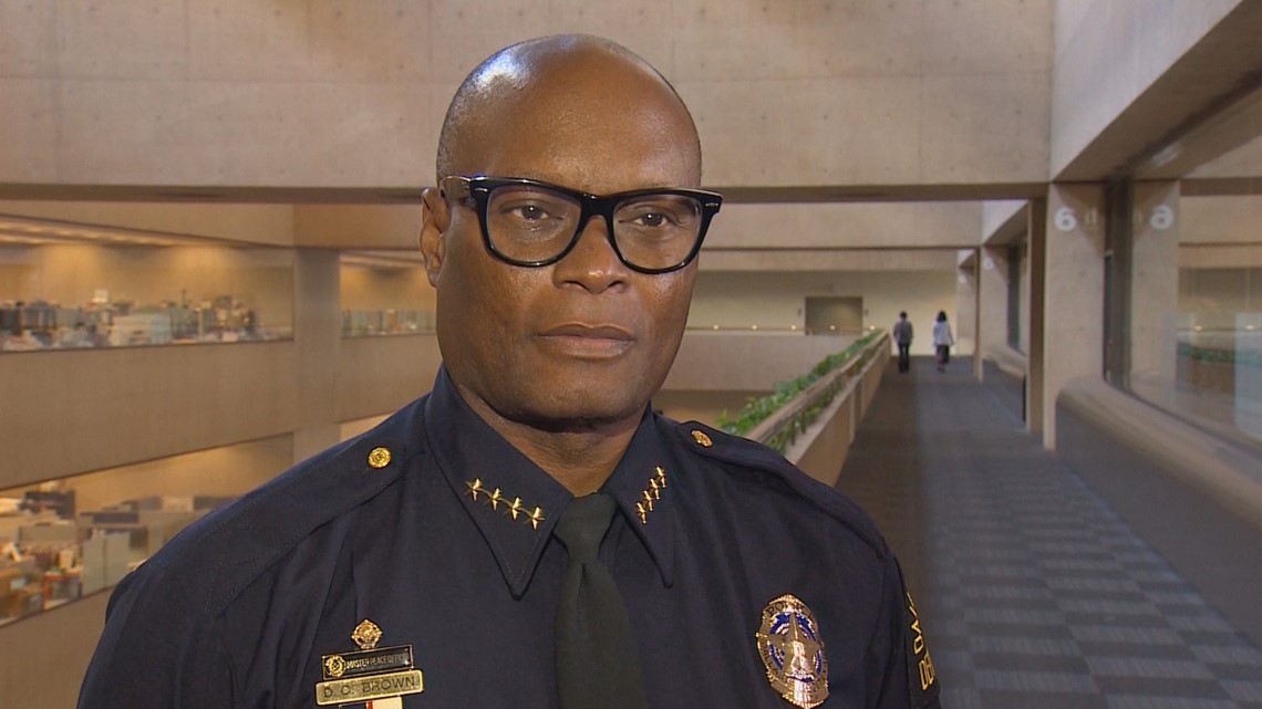 Dallas Police Chief David Brown announces retirement