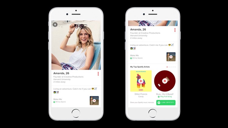 Love Music Your Tinder Profile Can Now Play Your Favorite Songs Abc10 Com