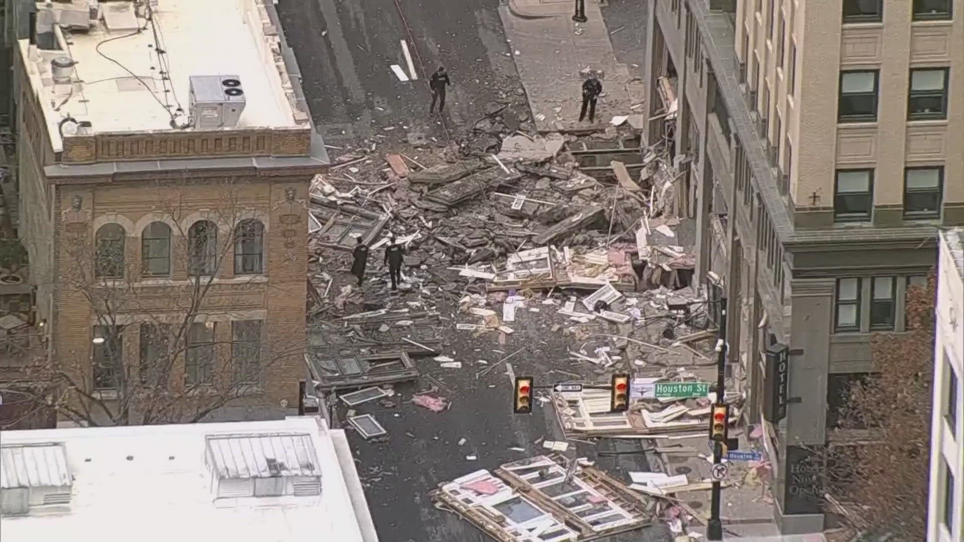 Officials say 21 people have been found injured in the explosion so far.