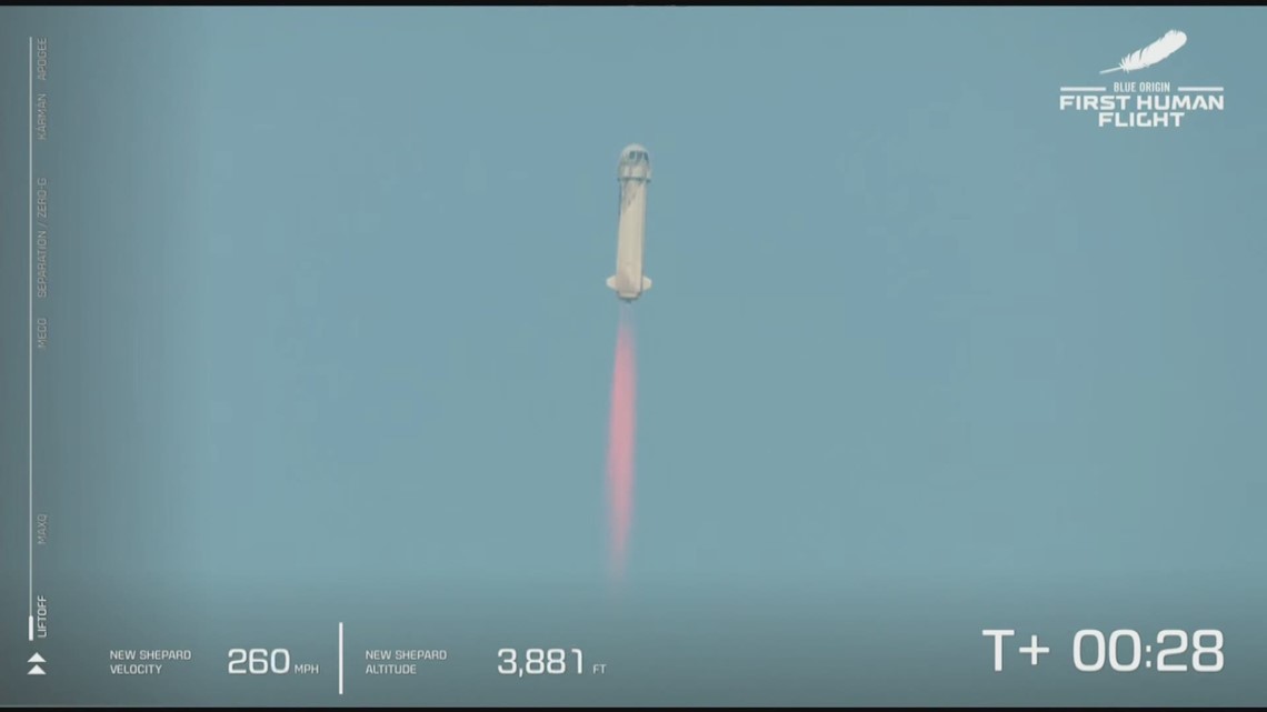 blue origin rocket landing