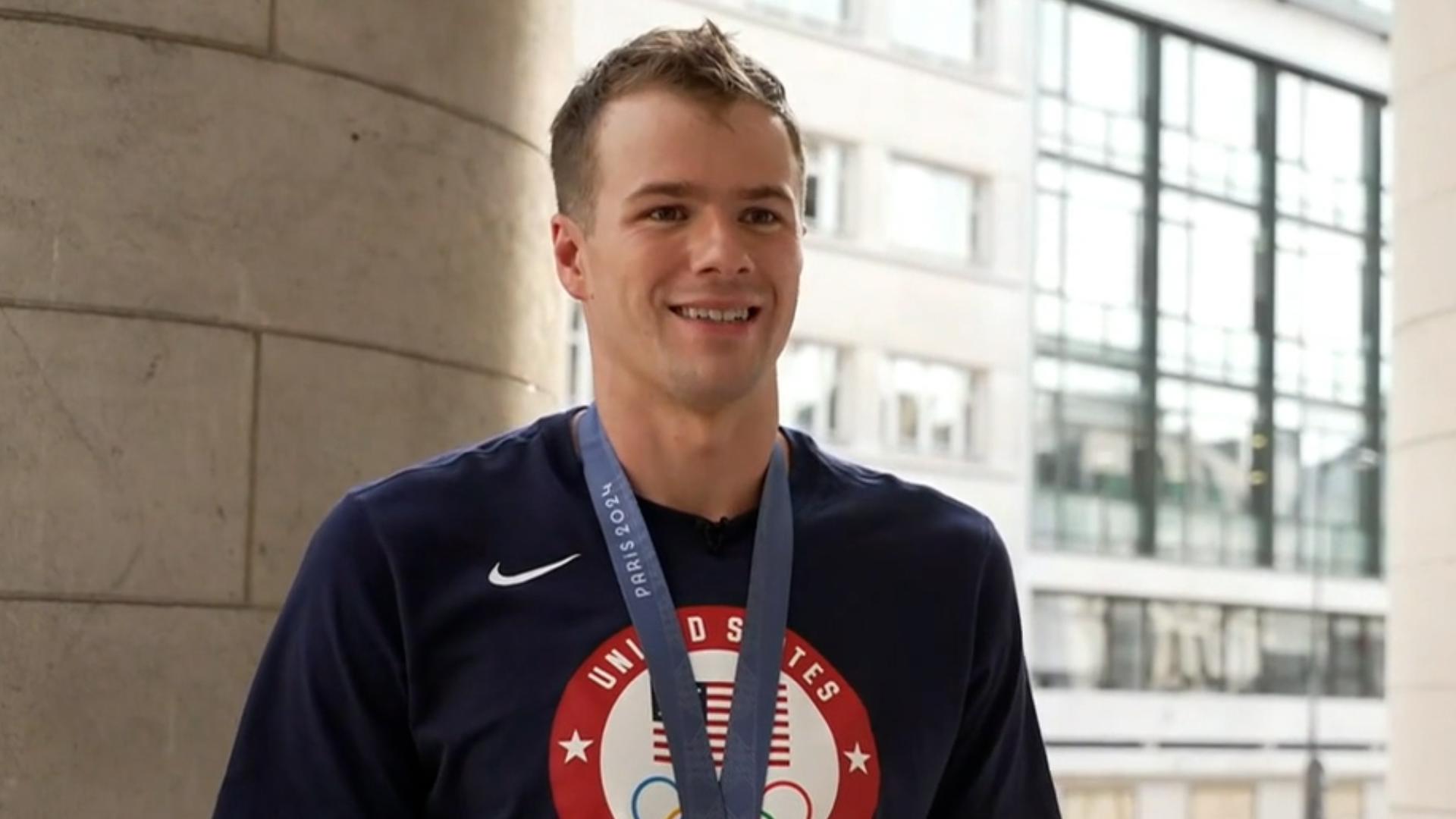 Nic Fink won silver in the 2024 Summer Olympics in Paris, France. Fink is a Dallas resident, and his wife, who is also a medalist, is an assistant coach at SMU.