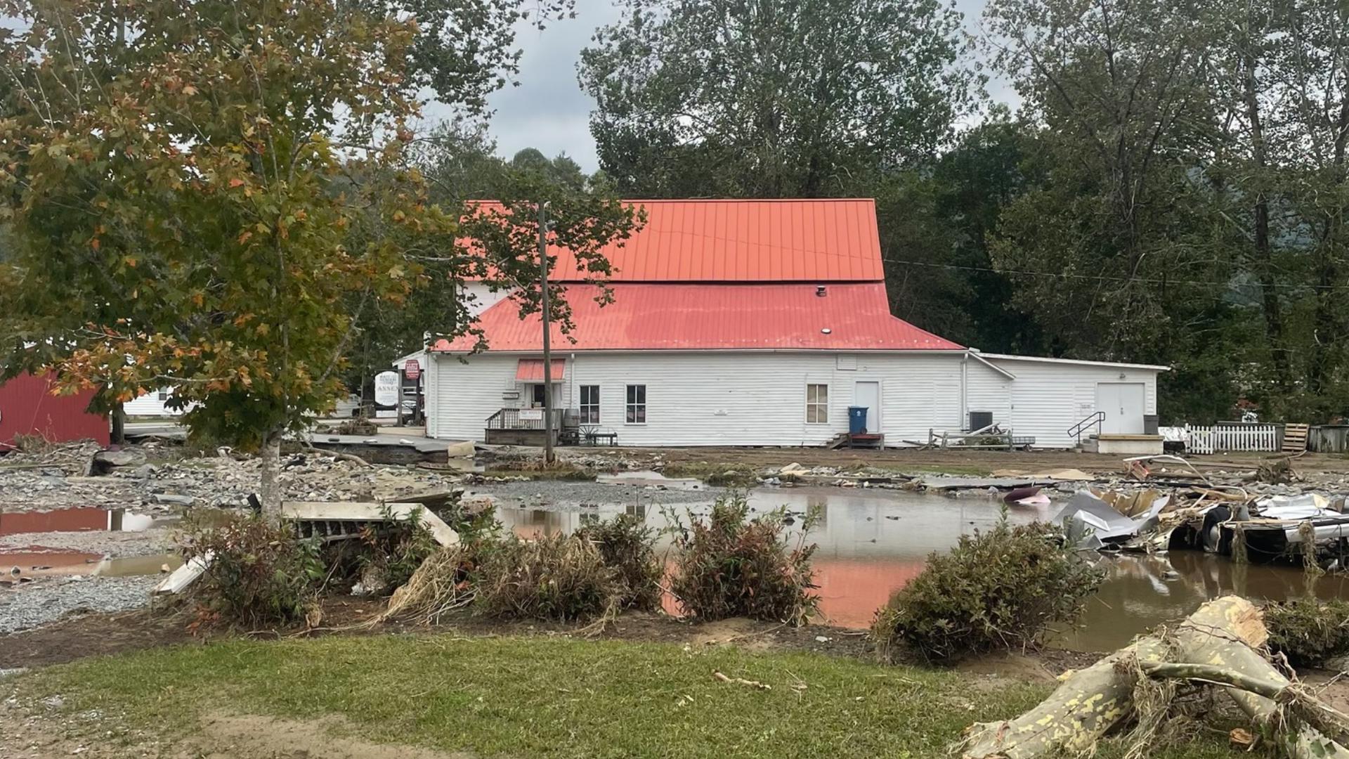 Helene caused widespread flooding in the High County, leading to problems for businesses.