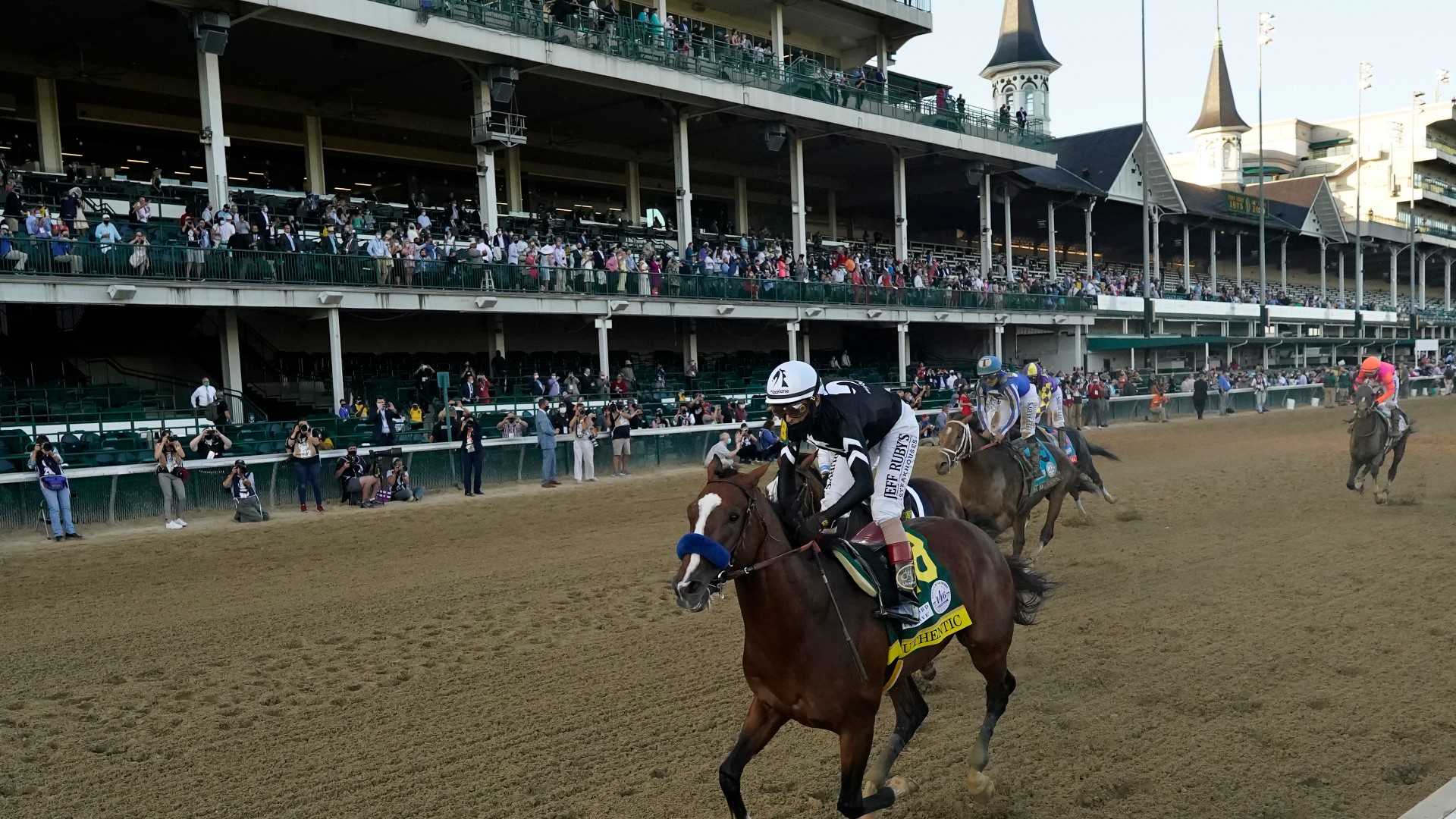 Authentic Kentucky Derby trophy given virtually due to pandemic