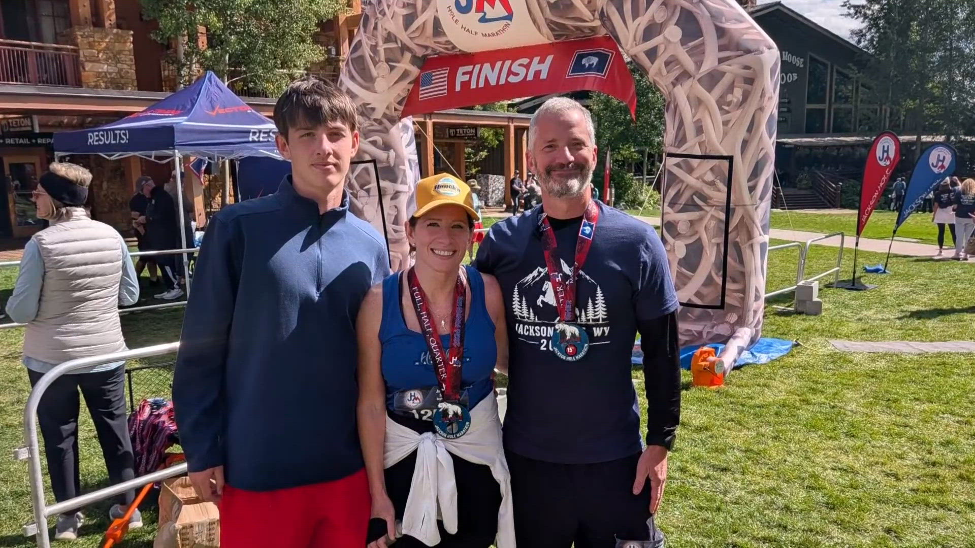 Twenty-one years after running her first marathon, Dr. Katie Clark crossed the finish line in Wyoming, her 50th state. Her story didn't begin at a starting line.
