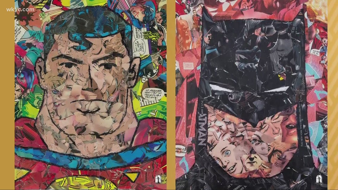Mentor artist upcycles old comic books into character and celebrity portraits - Vimarsana News