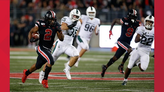 Fields, Dobbins lead No. 4 Ohio St over No. 25 Michigan St ...