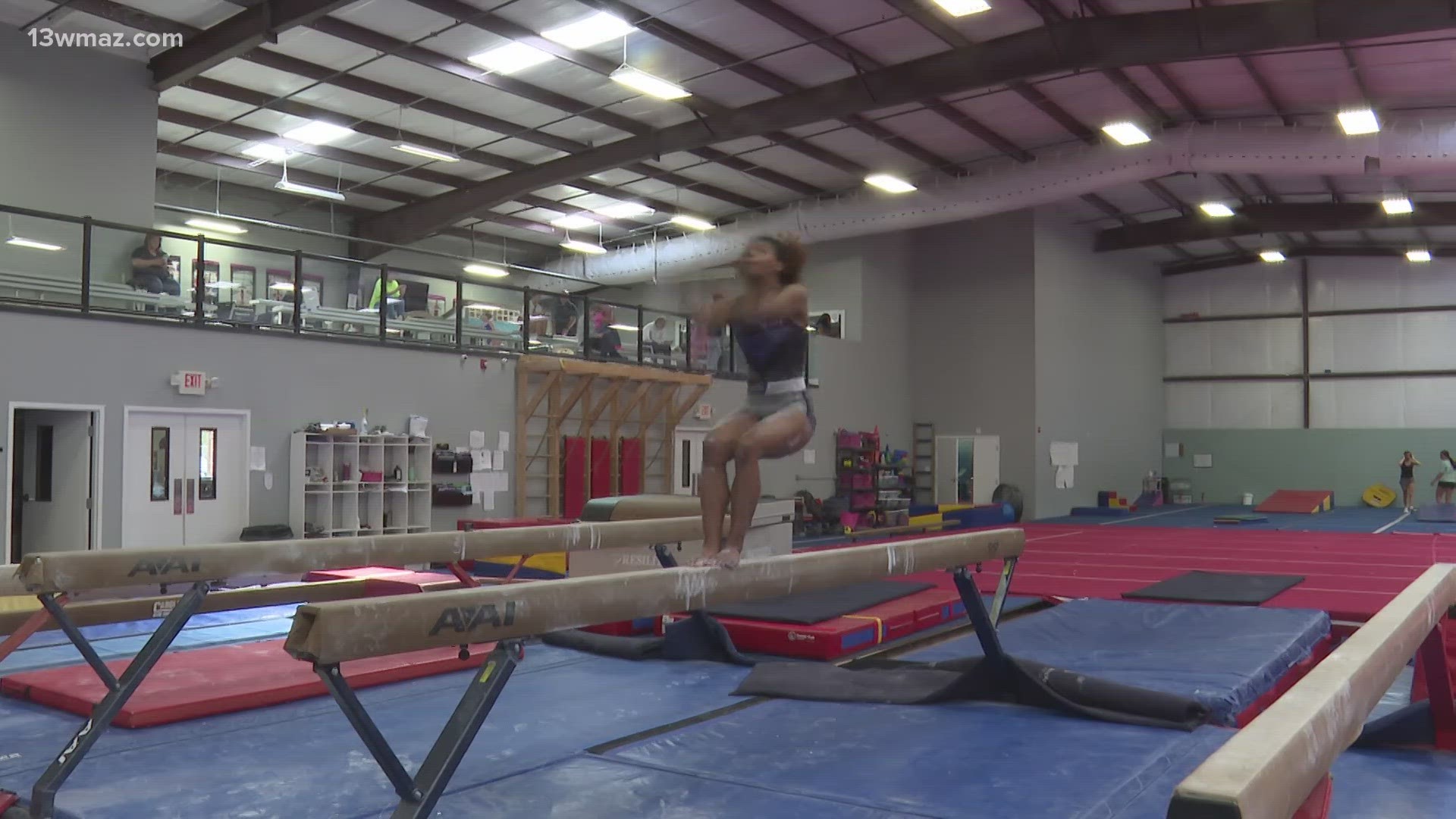 15-year-old Jazlyn Jackson, will compete against nearly 100 girls in the national competition in Oklahoma City. Most of her competitors are collegiate athletes.