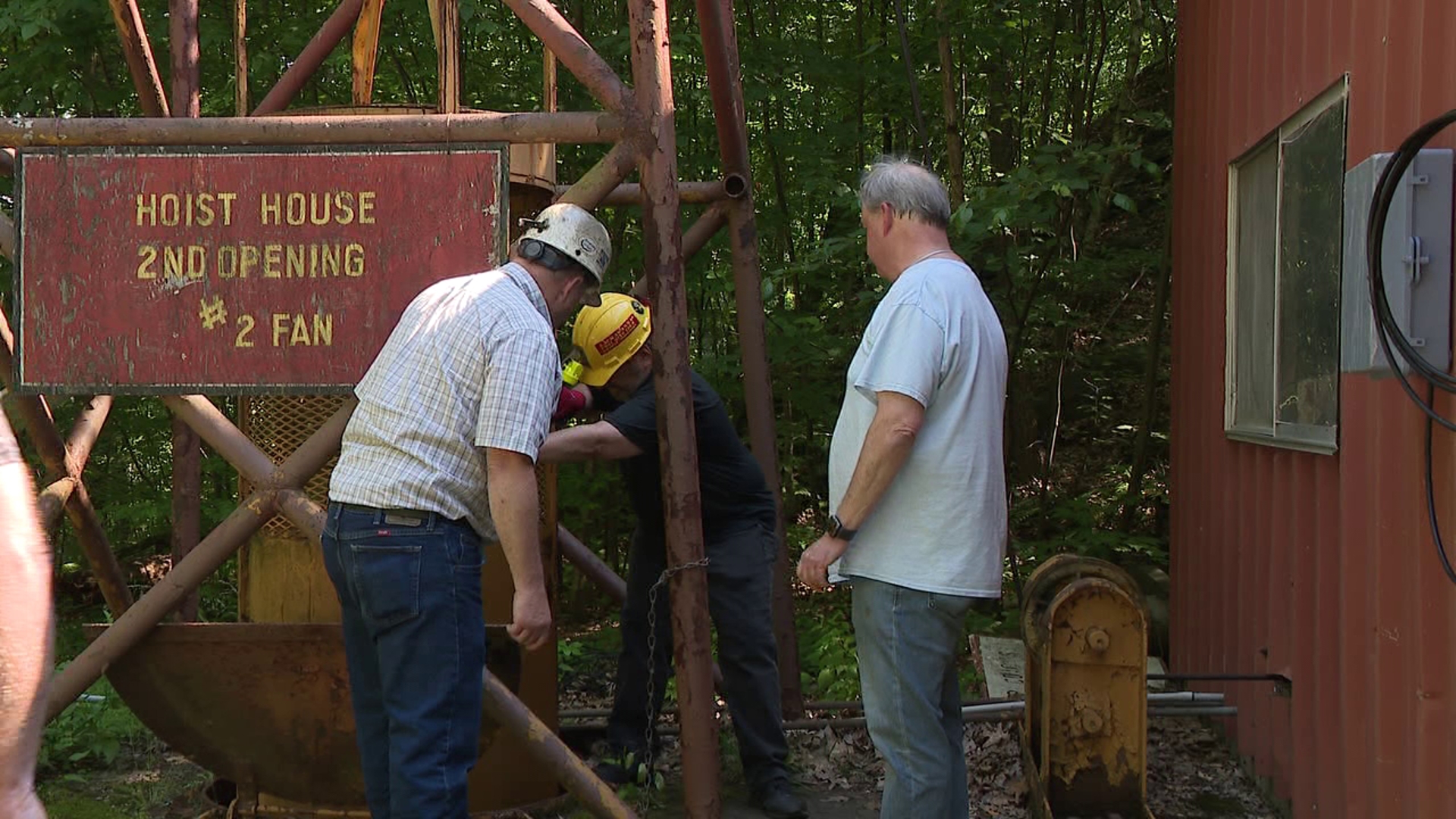 54 people had to be rescued from a coal mine in Lackawanna County after getting stuck several hundred feet below the surface.