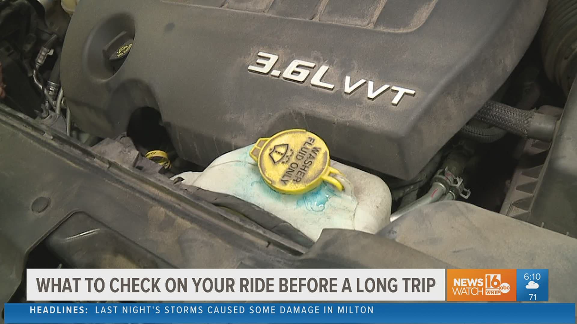 A year with little travel means millions are itching for a road trip. Newswatch 16's Ryan Leckey highlights what to look for before that long drive.