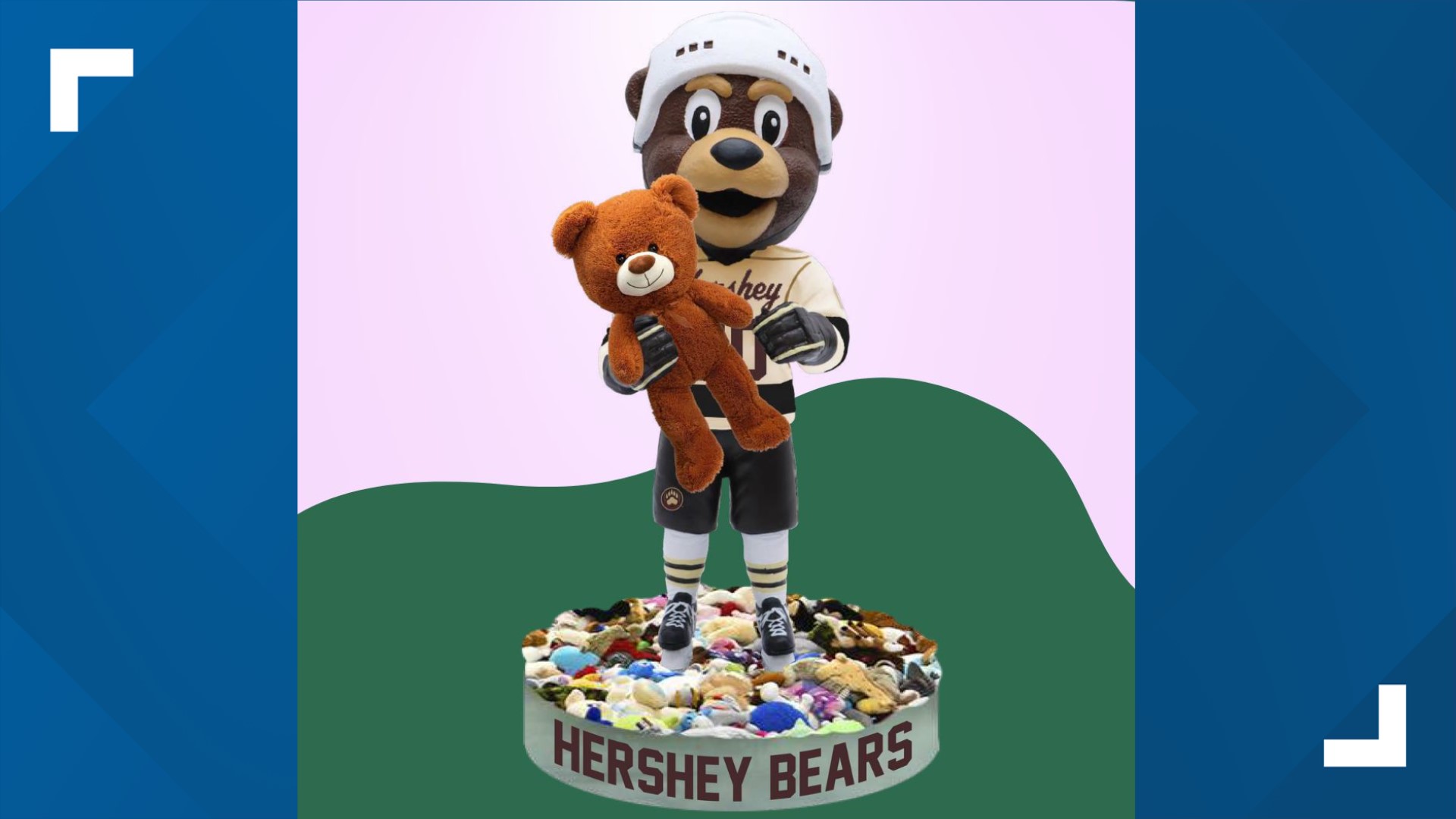 The bobbleheads, which are expected to ship in July, are $40 each plus a shipping charge of $8 per order.